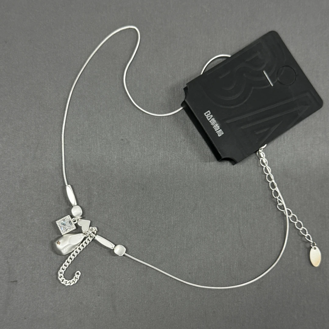 铜合金项链 时尚简约吊坠项链 4207