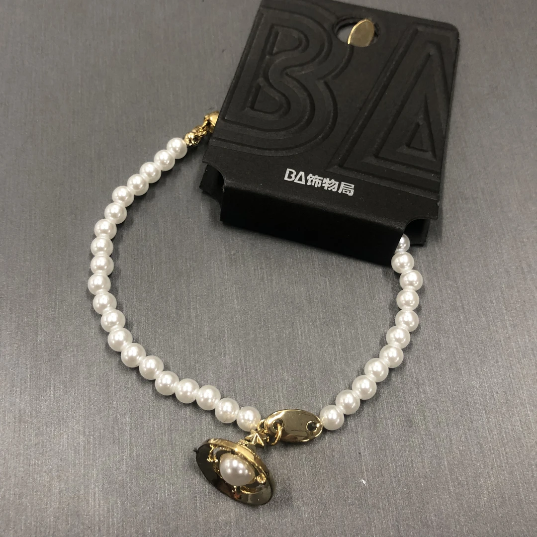 铜合金仿珍珠手链 时尚珠珠手链 3611