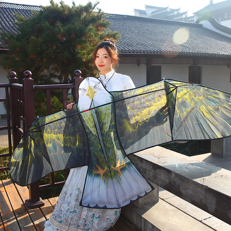 潍坊风筝新款仿真鹰风筝形象逼真微风好飞成人专用大型高档老鹰