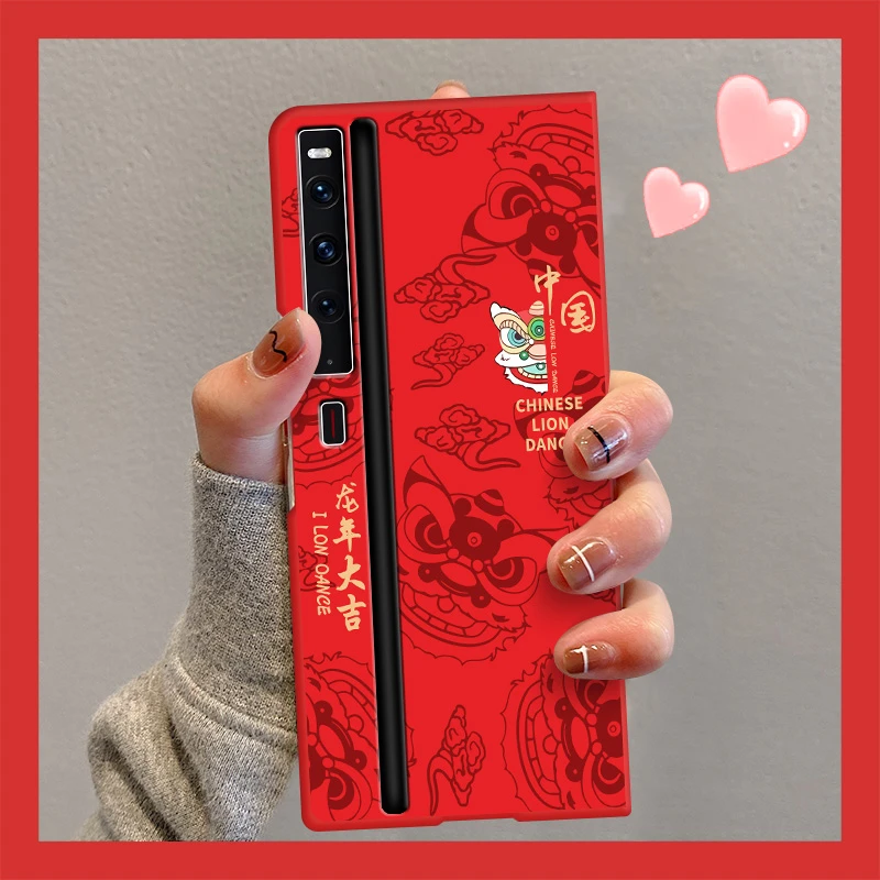 华为matexs2手机壳x5新年款国潮龙年X2折叠屏硬壳mateX3保护套
