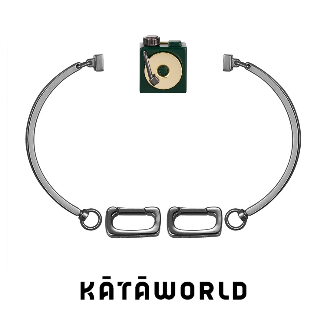 KATAWORLD 铜合金手镯 【主理人】时尚简约百搭个性磁吸手镯