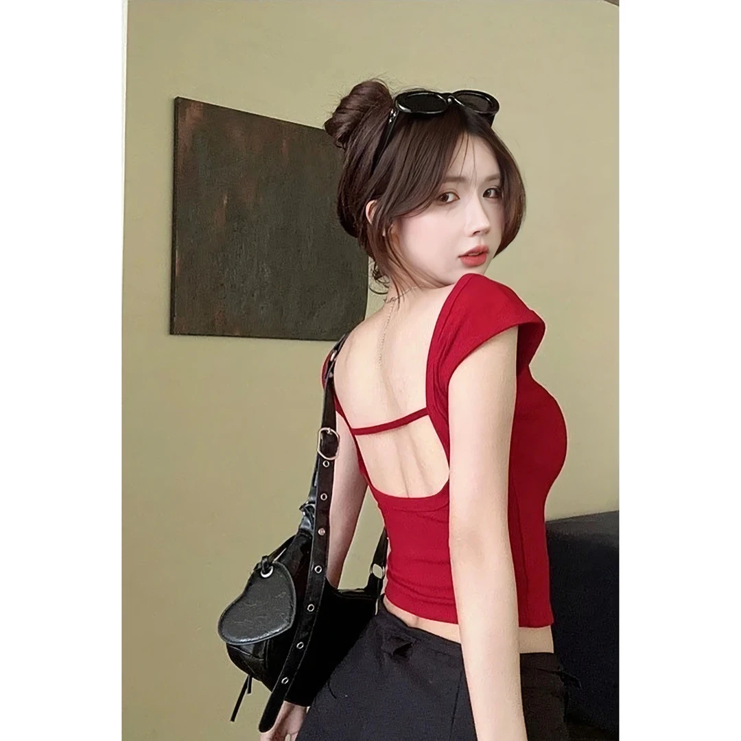 【雅婷专属】夏季爆款网红外穿吊带美背新款高棉质打底上衣女背心