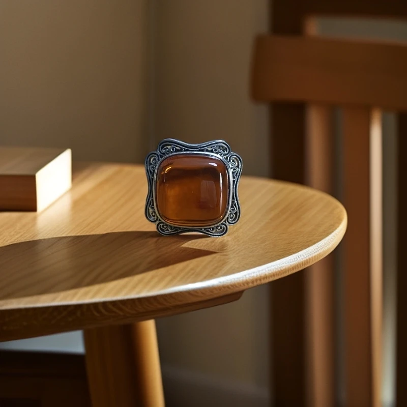 925银戒指 镶嵌民族风戒指 JZ00550