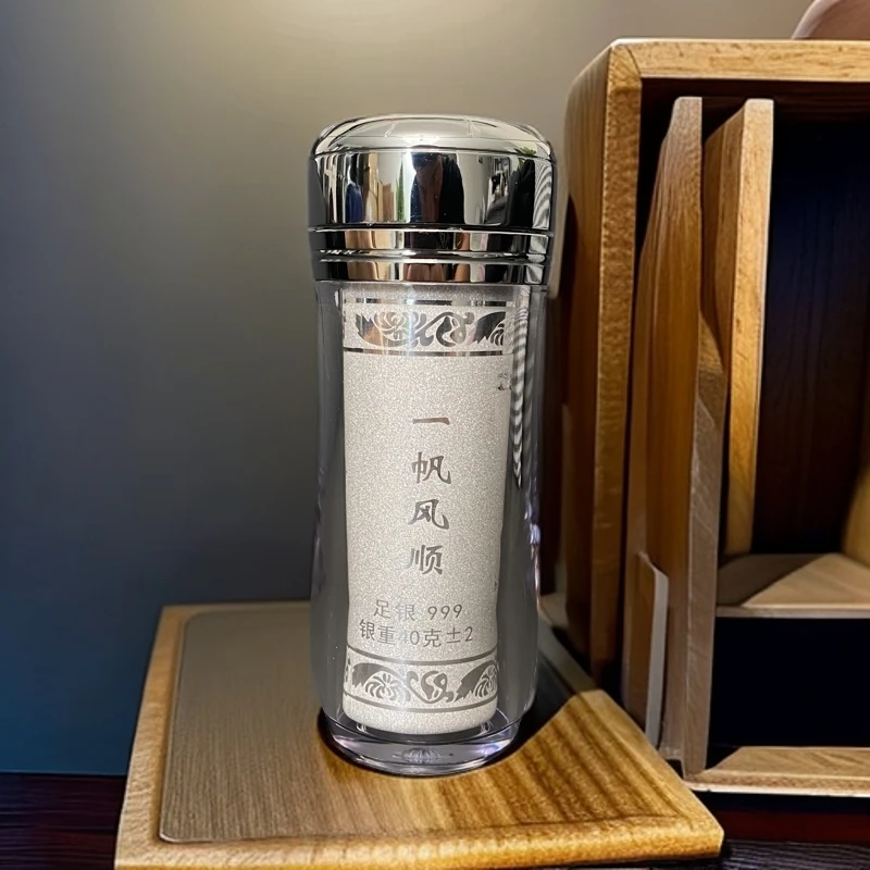 足银银制品 精致足银水杯 YB00019