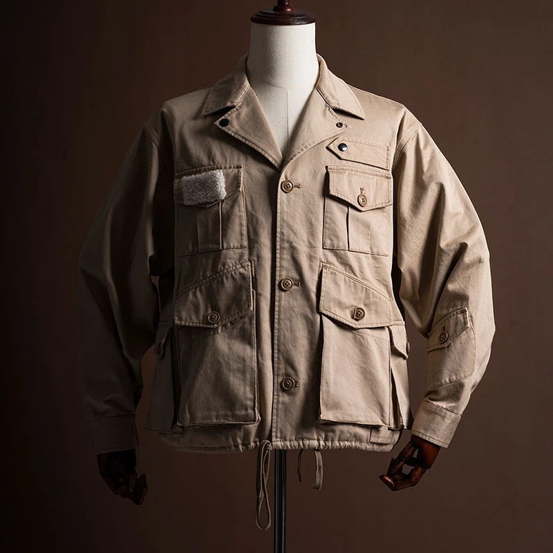 Fishing Jacket 复古重磅水洗户外多口袋钓鱼夹克 复古路亚夹克
