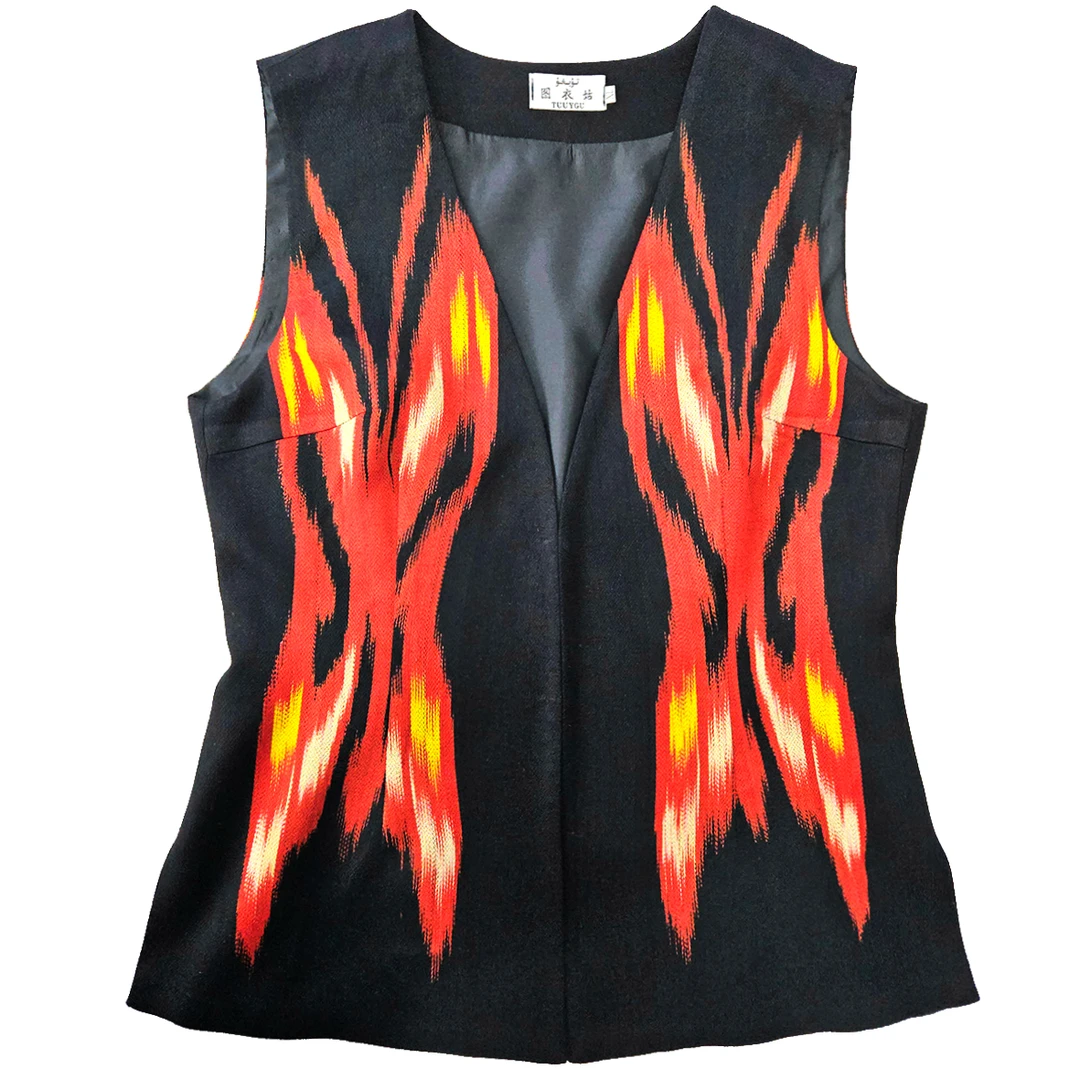 时尚女款纯棉艾德莱斯马甲