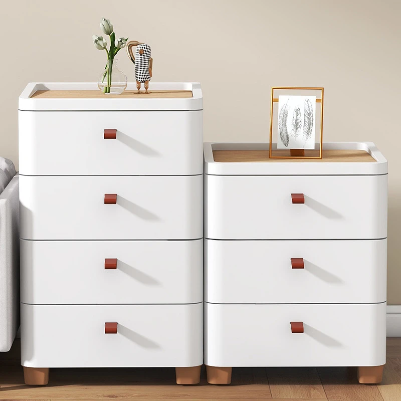 【日系简约】抽屉式收纳柜客厅置物柜卧室床头柜储物柜子