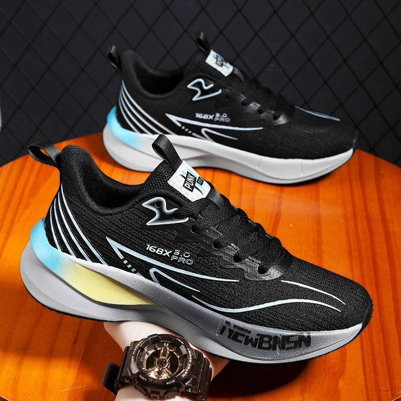 断码清仓轻便专业减震跑步碳板鞋加大码男鞋45码46码跑鞋运动鞋