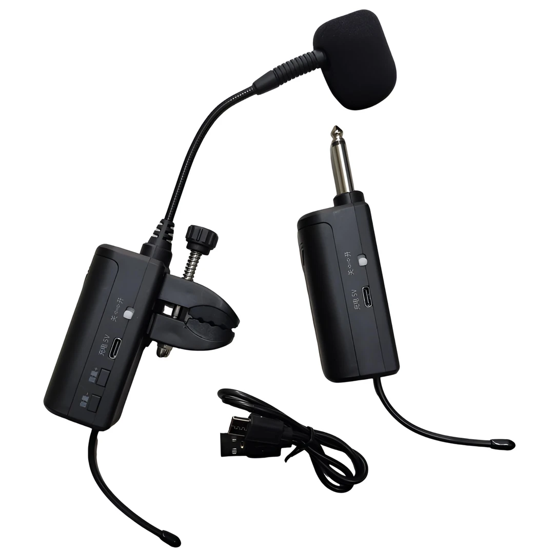 ST-01S萨克斯演奏无线麦克风乐器舞台拾音器话筒