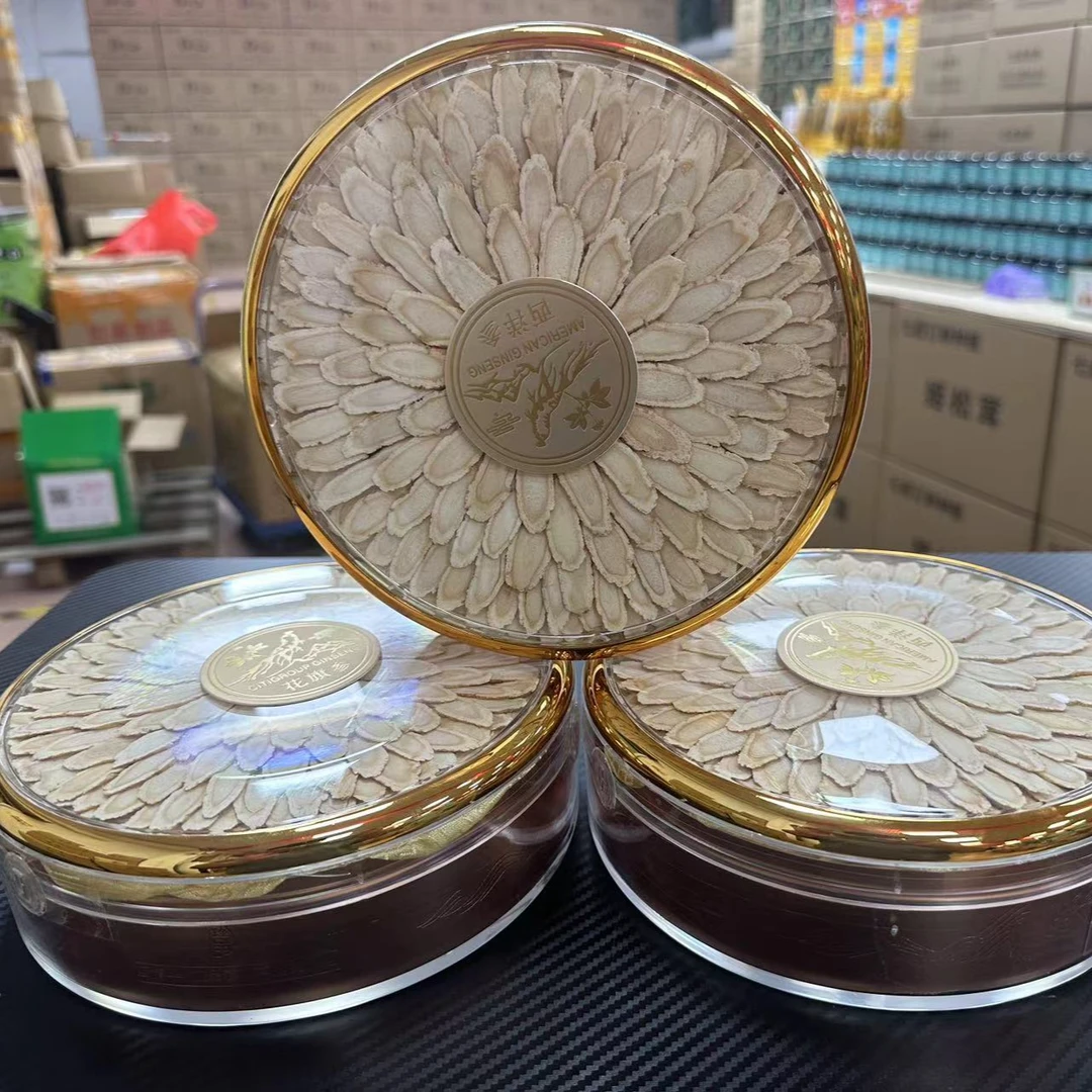 【礼盒装】大片西洋参斜片正品花旗参片切片泡水熬夜汤