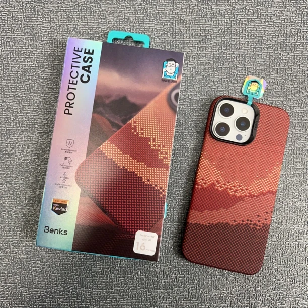 【流金】Benks适用苹果16promax凯芙拉手机壳iPhone16pro磁吸凯夫拉