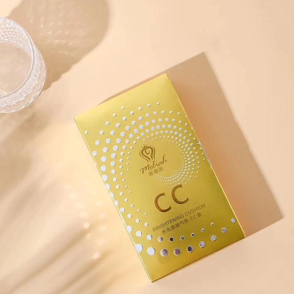 摩俪雅光感遮瑕清爽气垫CC带替换装腮红细腻提亮肤色保湿不易脱妆