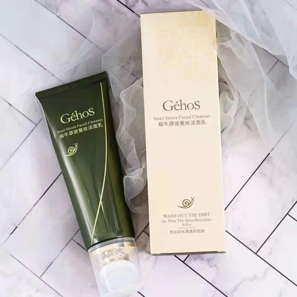 蜗牛原液蚕丝洁面乳深层清洁控油保湿洗面奶男女通用