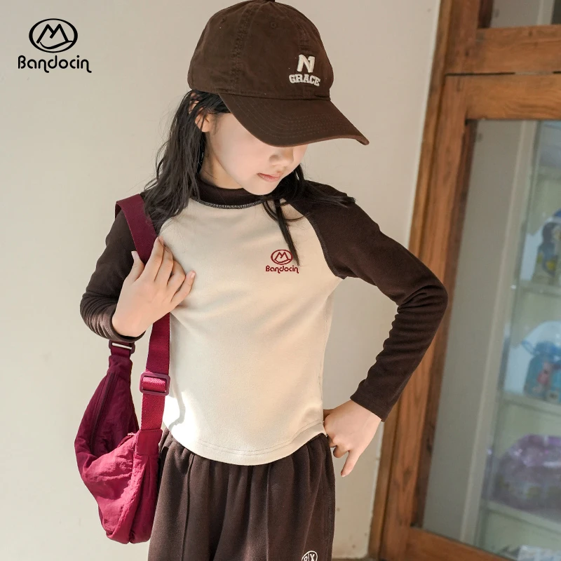 BANDOCIN/半度闲冬季保暖打底卫衣修身加厚上衣