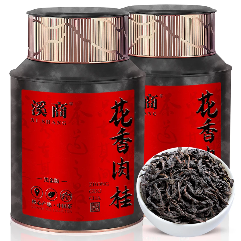 特级花香型正岩肉桂武夷产区大红袍乌龙茶 茶叶2025新茶 罐装