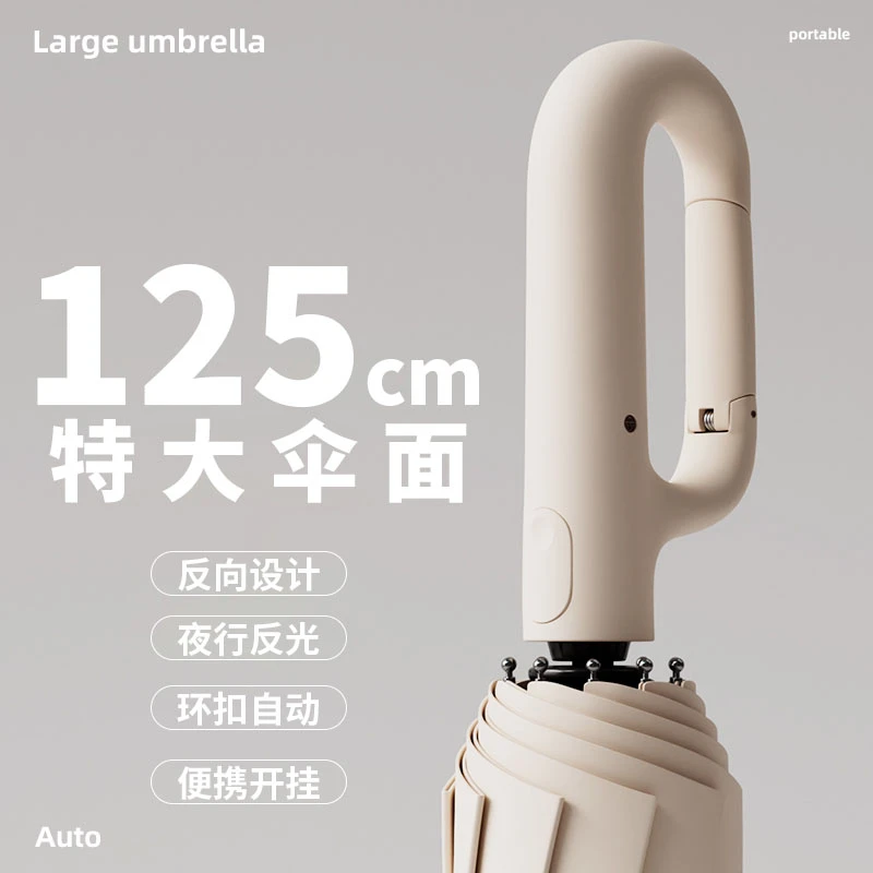 60骨全自动反向伞2025新款男车载超大号加固加厚结实抗风晴雨两用