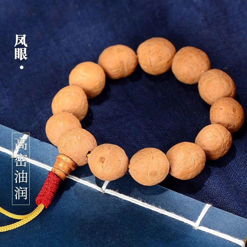 藏村 非金属木质手链 【清仓】柏木手串凤眼手串手链13颗男女通用