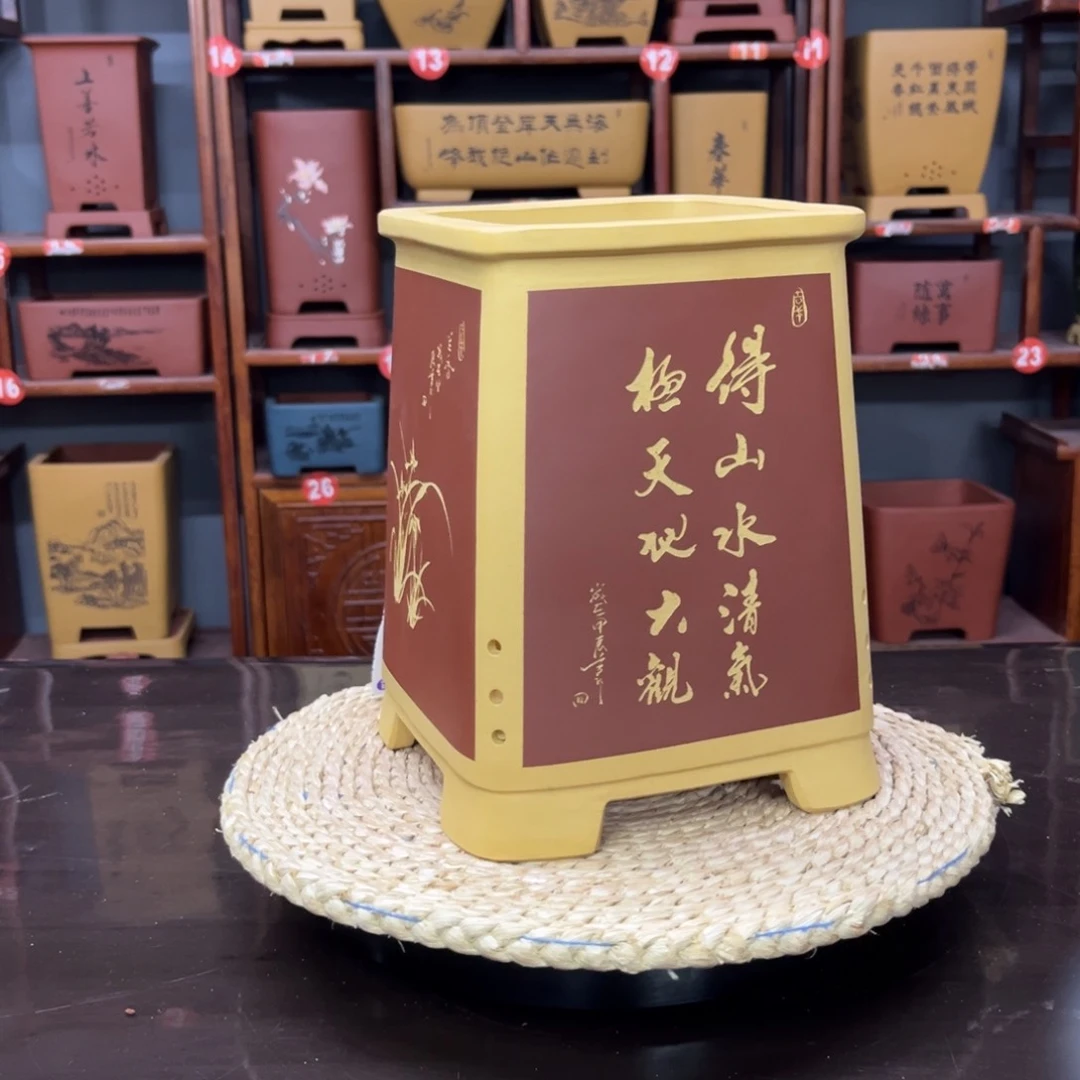紫砂花盆紫砂花盆