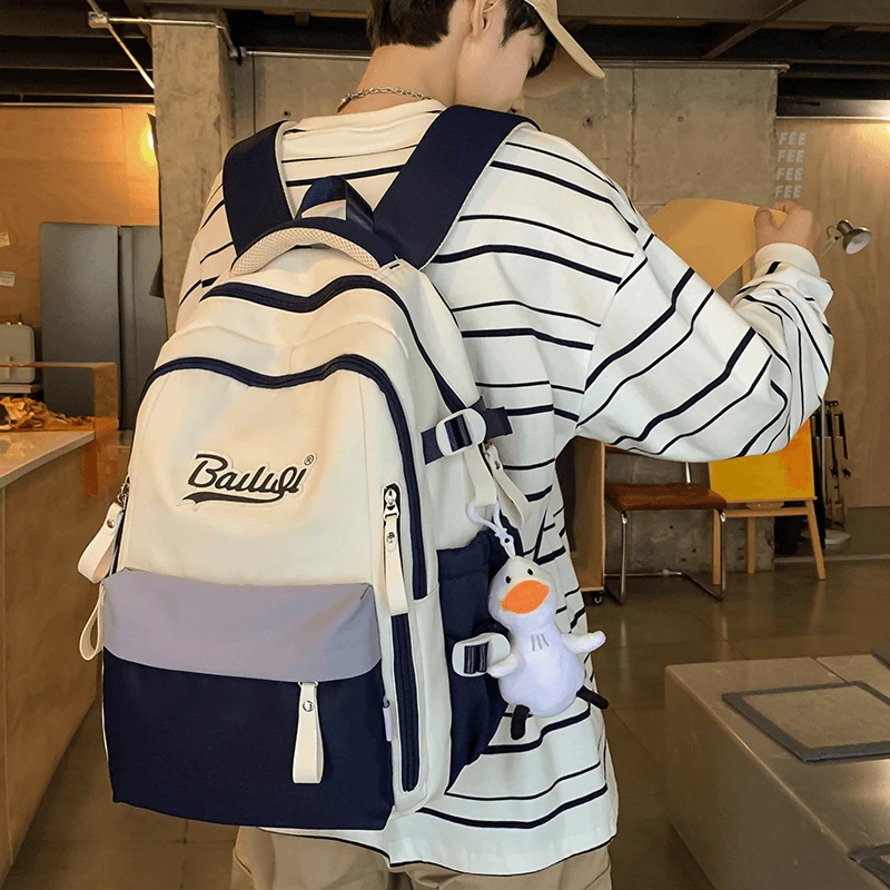 背包双肩包男大书包推荐高中女学生初中生高中生书包男款大学生潮