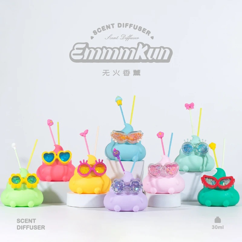 【拆盒】Emmm君香气记忆系列潮玩盲盒香薰