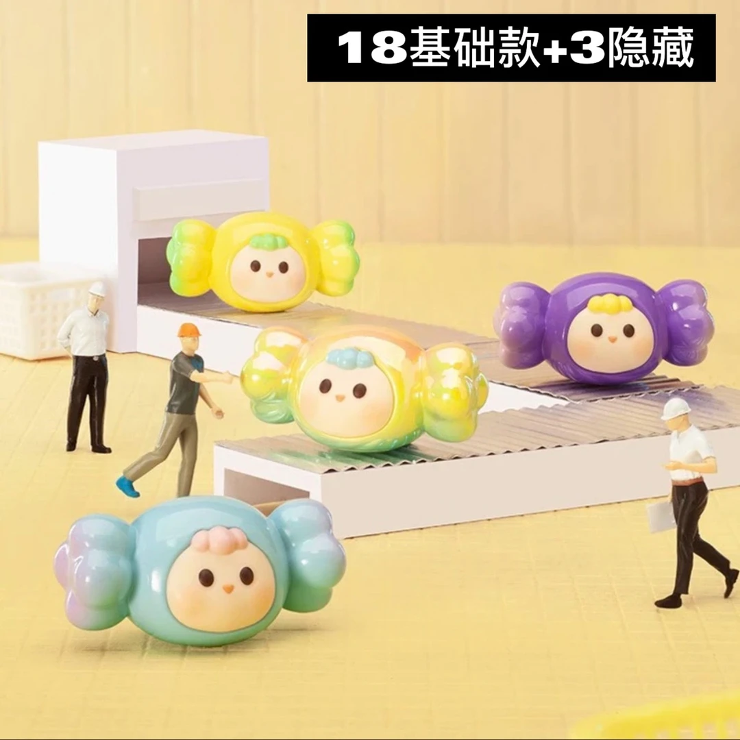 【拆盒】巴风特小羊正品戳戳乐糖果乐园系列盲袋盲盒可爱萌粒