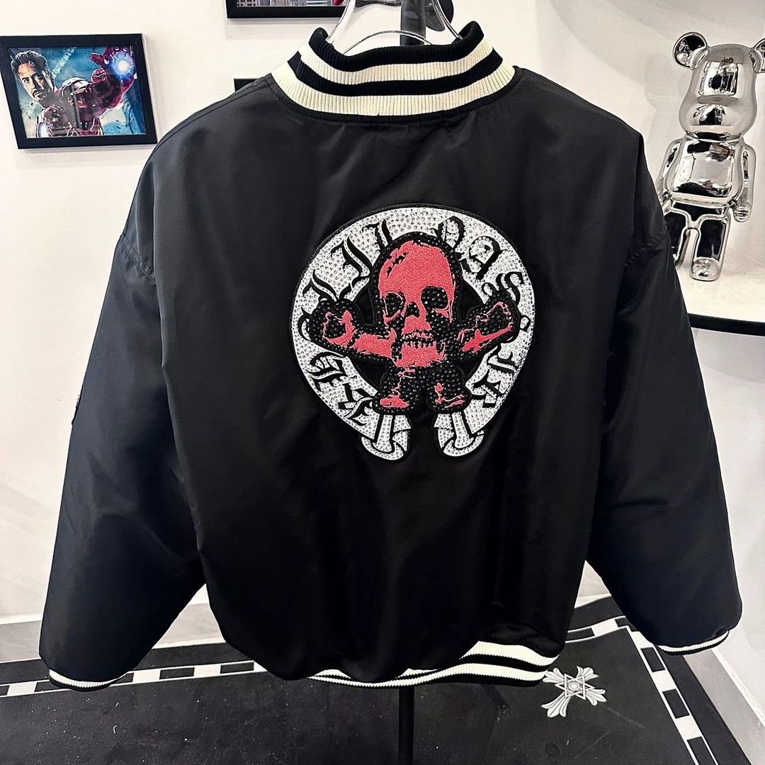 Khalil Nassir2025休闲重工男女设计感百搭加厚棒球服外套EP3306