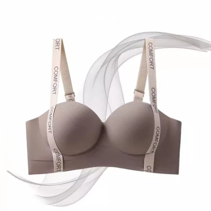 【两件装预】琐薇8808无痕内衣女小胸聚拢显大收副乳防下垂字母文胸