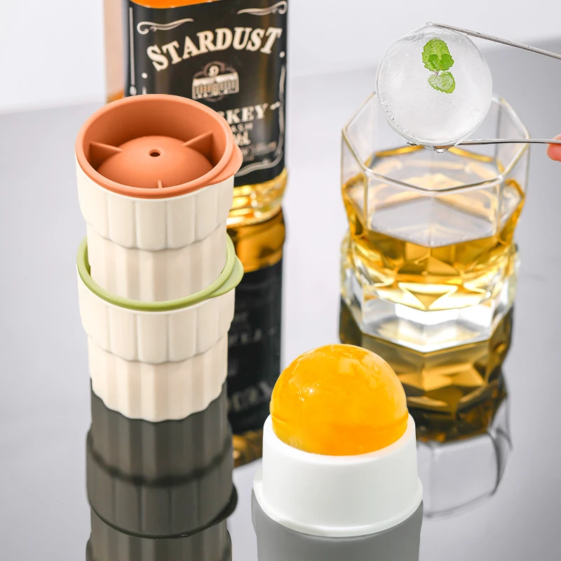 大冰球冰块模具食品级软硅胶家用冰箱制冰冻冰神器冰盒圆球冷冻格