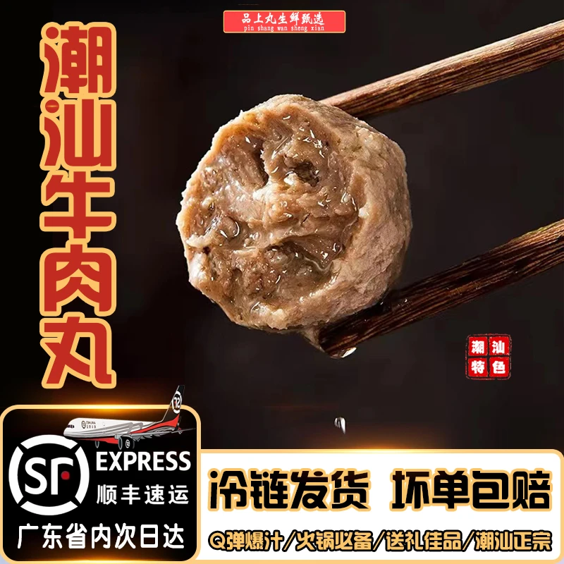 SE正宗潮汕牛肉丸牛筋丸火锅高端食材250g