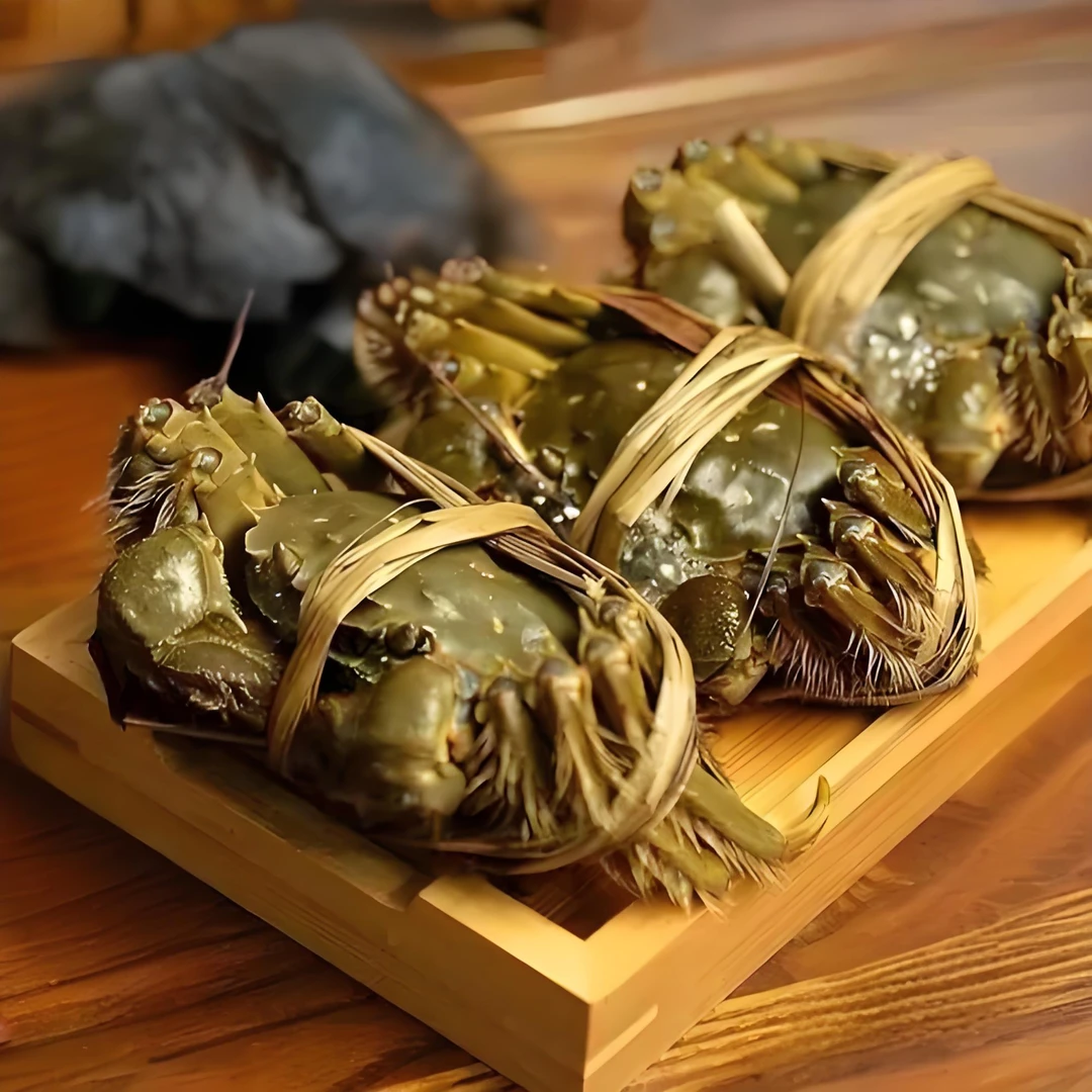 活蟹-微山湖区-大闸蟹-母蟹（3.2-2.9两）8只礼盒装