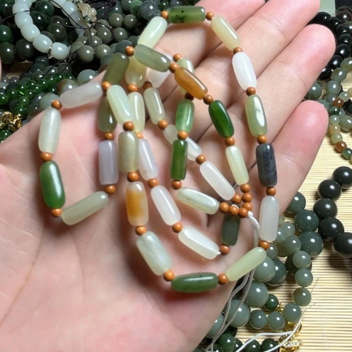 和田玉手链未镶嵌