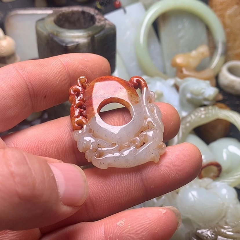 【闪购商品】和田玉挂件未镶嵌鑫***心