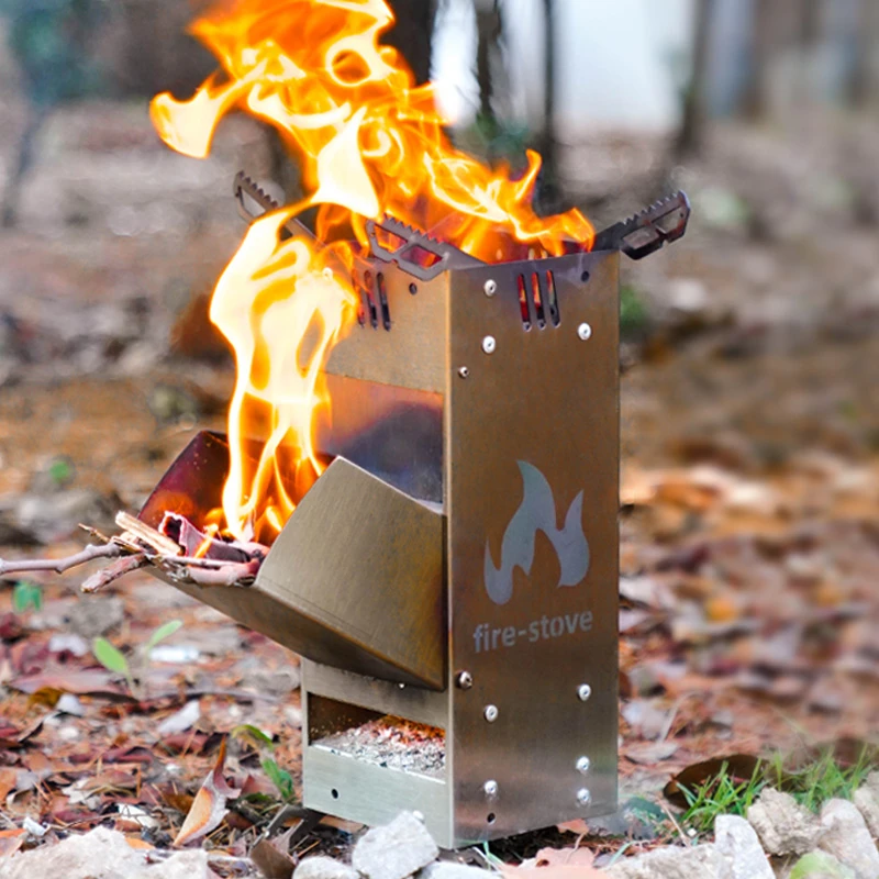 斯图夫户外野炊炉具套装猛火炉户外便携式折叠野外露营送炉口架