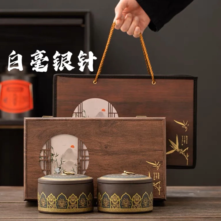 特级白毫银针2025新茶正宗明前福鼎白茶高档茶叶礼盒装中秋节送礼