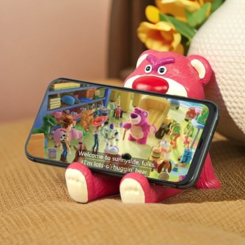 熊萌趣桌面摆件学生手机支架宿舍卡通手机座车载摆件可爱创意可爱