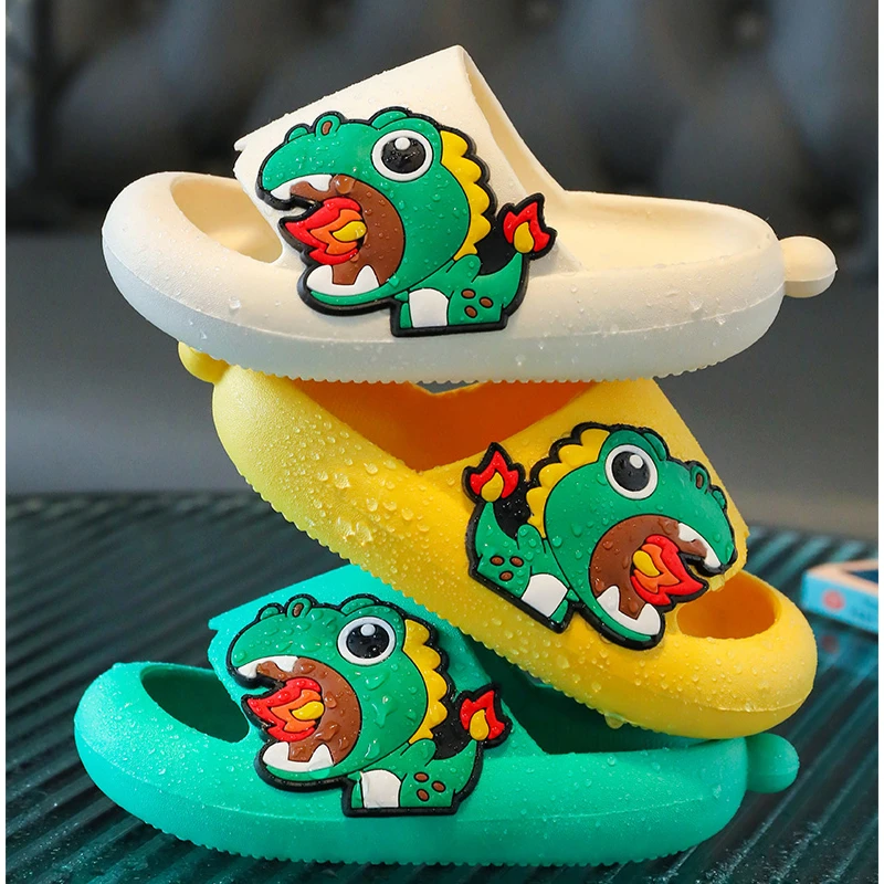 男童拖鞋儿童夏季防滑厚底恐龙新款软Q弹不臭脚宝宝包头凉拖鞋