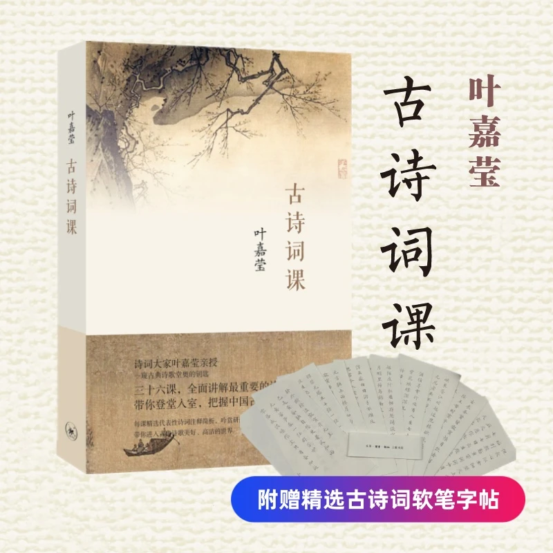 古诗词课：叶嘉莹讲古诗词（当当专享精选古诗词软笔字帖）