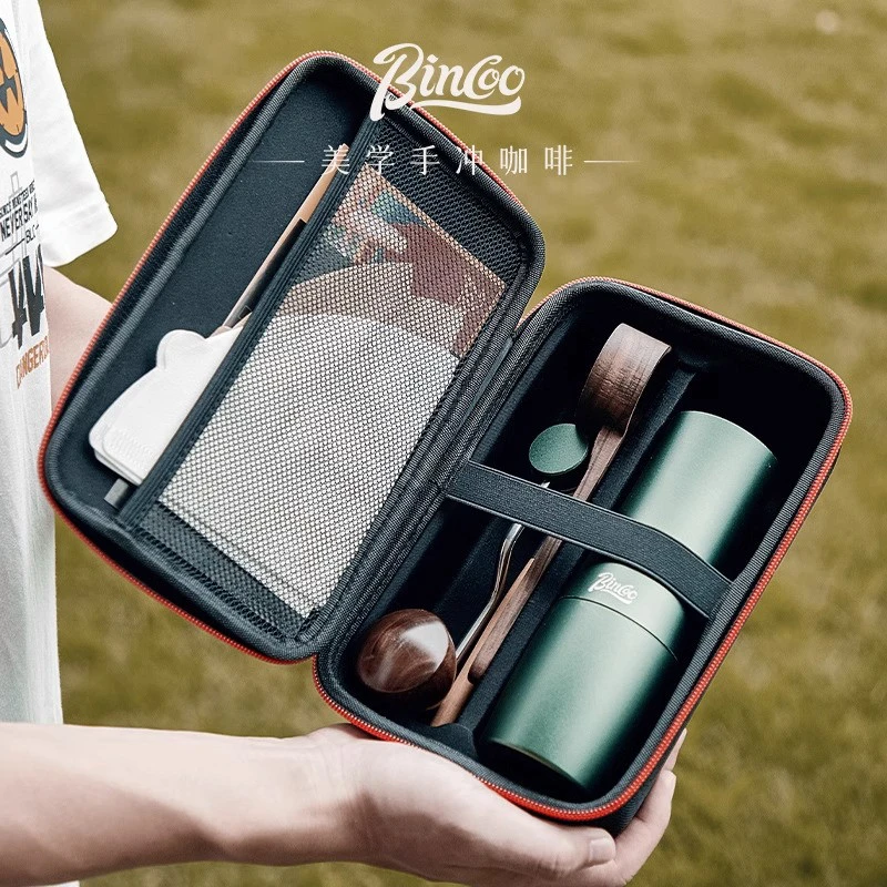 Bincoo磨豆机收纳包手磨咖啡机套装户外旅行手冲咖啡器具袋保护套