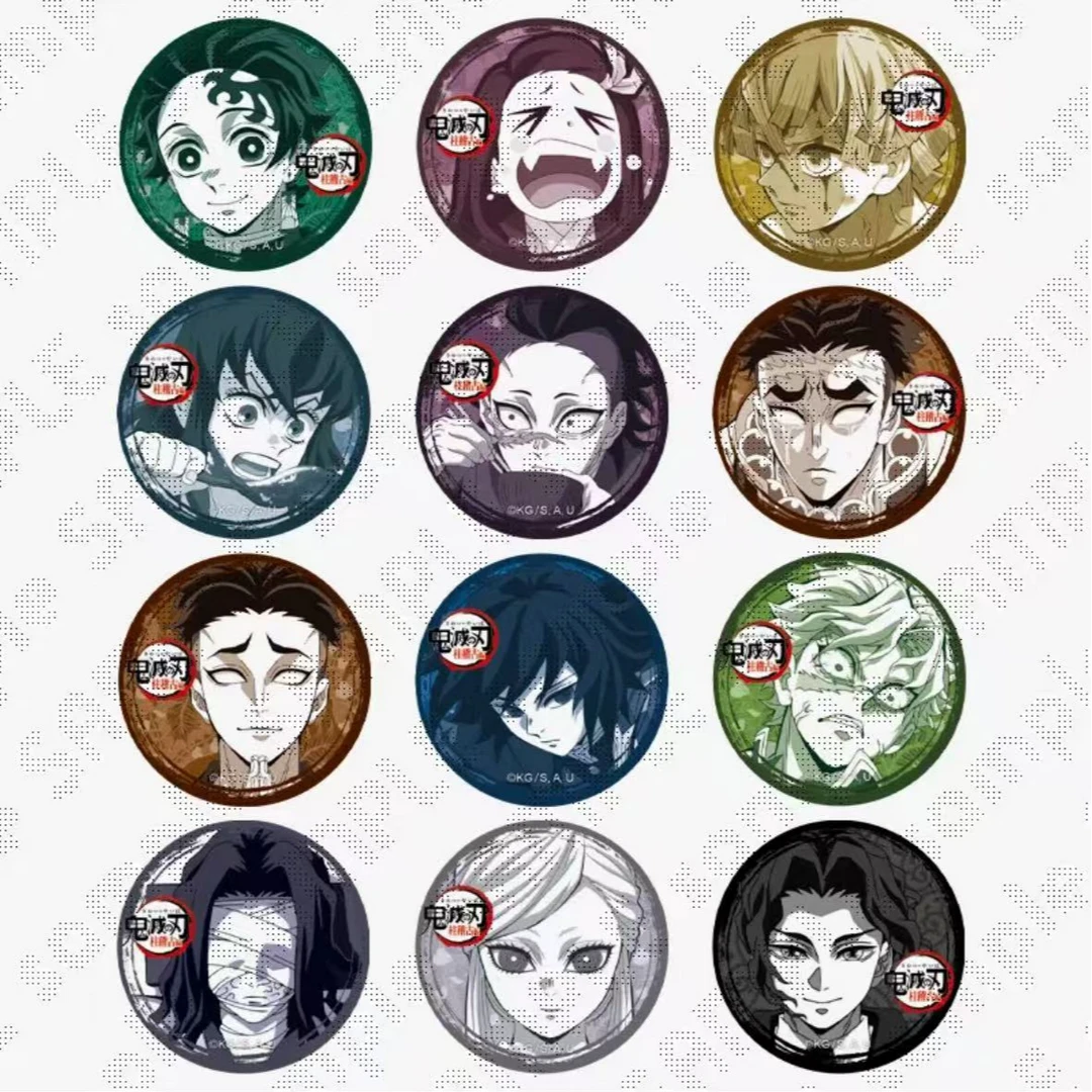 【鬼灭纽扣吧唧】鬼灭之刃第6话第7话最终话32mm徽章（盲盒代拆）