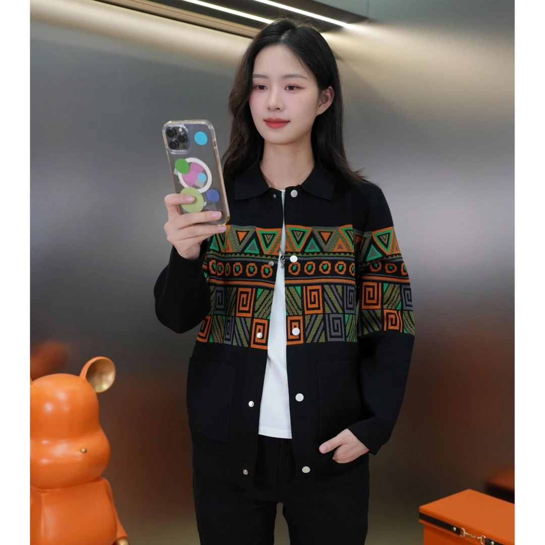 春秋季抗起球简约开衫时尚百搭外穿毛衣男士休闲针织衫外套23878