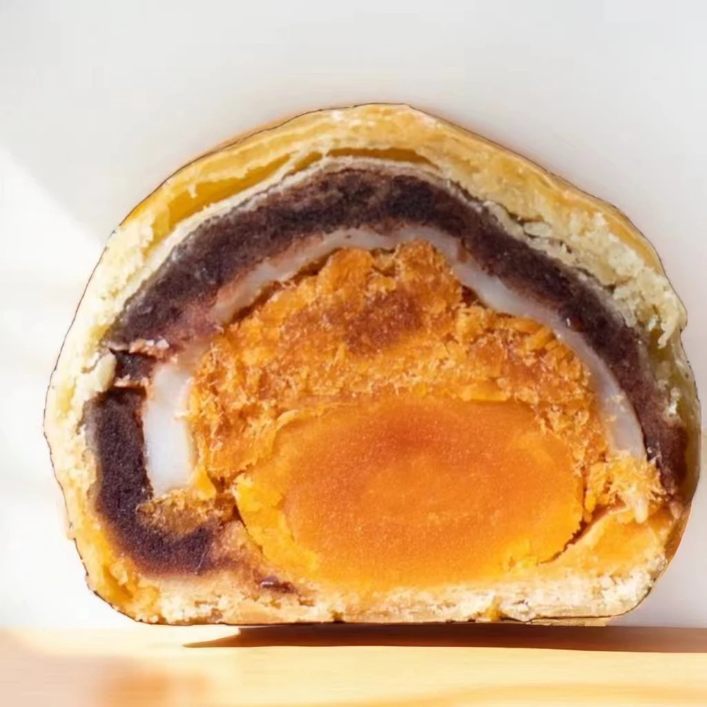 手工80克台州特产馅中馅月饼蛋黄酥糕点咸蛋黄雪媚娘中秋节月饼