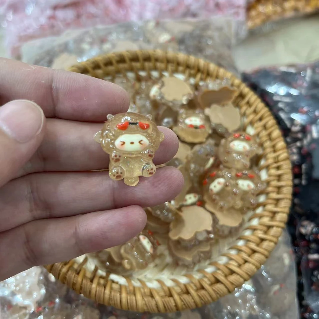 【师姐毒家定制】美羊羊（夜光咖色）树脂创意手工diy饰品配件