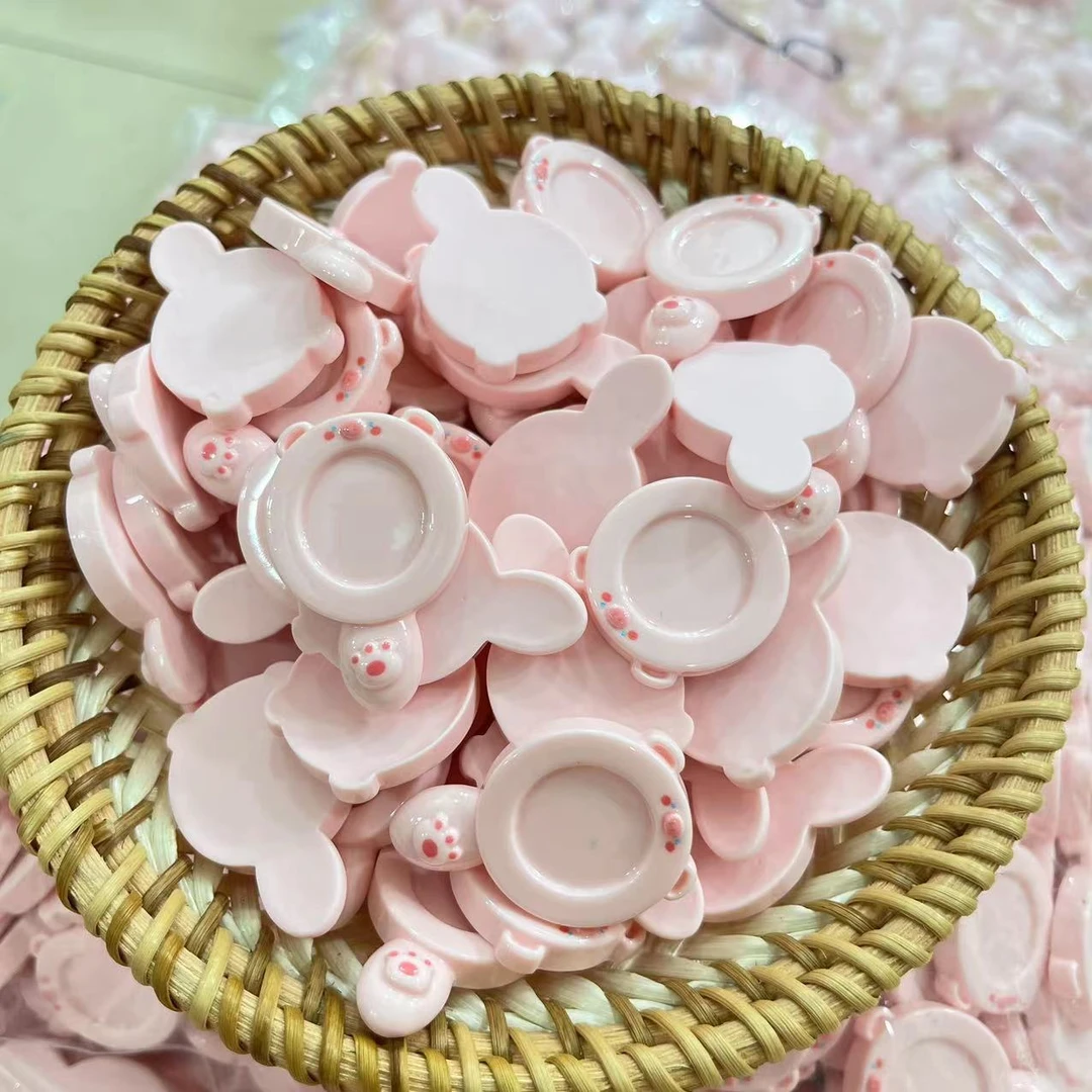 【师姐毒家定制】猪猪平底锅（粉色）树脂手工diy饰品配件