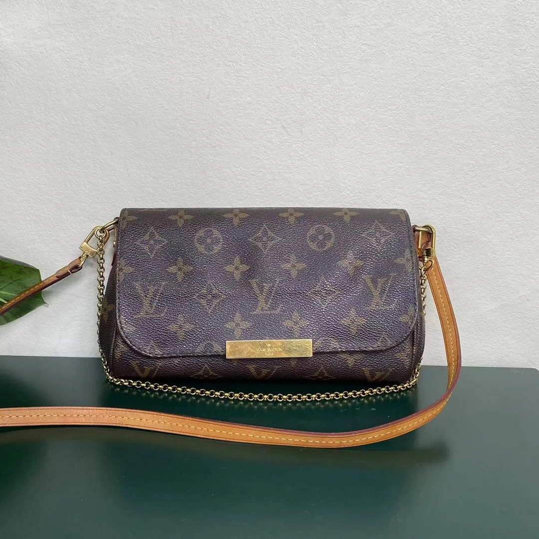 95新 LouisVuitton/路易威登 老花FAVORITE 中号手袋