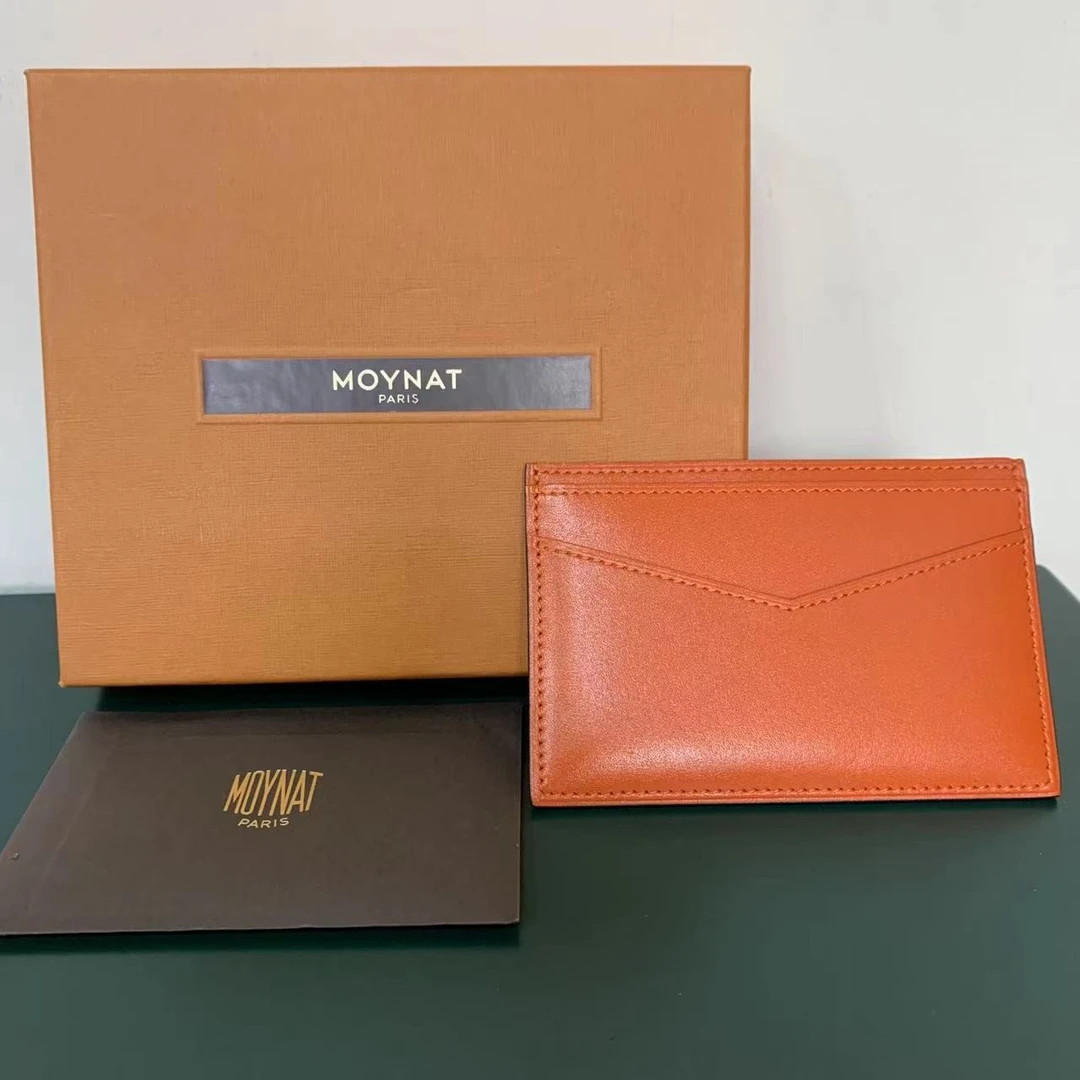 99新 奢小喵 moynat 莫奈 南瓜橘棕卡包23022503