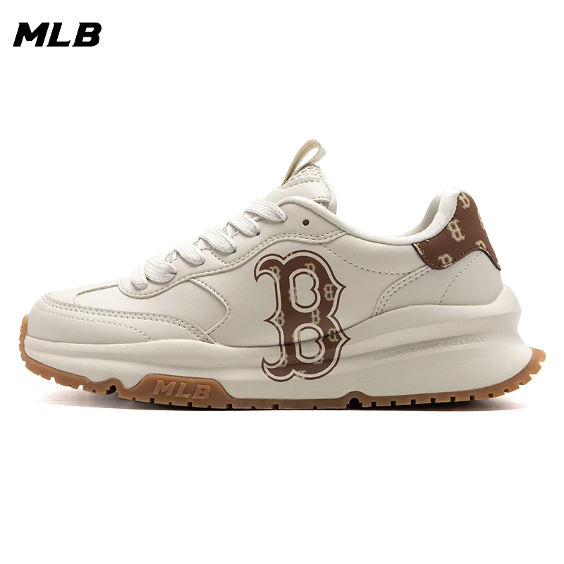 MLB休闲鞋情侣鞋美拉德风运动跑步鞋透气耐磨时尚老爹鞋3ASHCRM3N