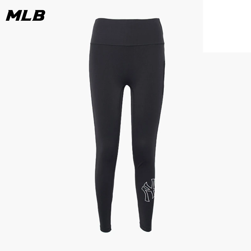 MLB瑜伽裤女裤新款时尚休闲紧身健身裤运动内搭跑步长裤3FLGB0134