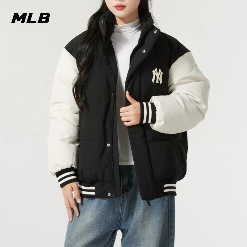 MLB羽绒服男装女装新款情侣休闲服时尚潮流羽绒外套3ADJV1346