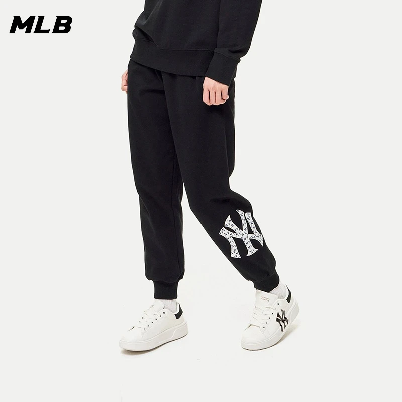 MLB卫裤情侣2023春季新款时尚潮流休闲运动裤针织长裤潮3APTM0834