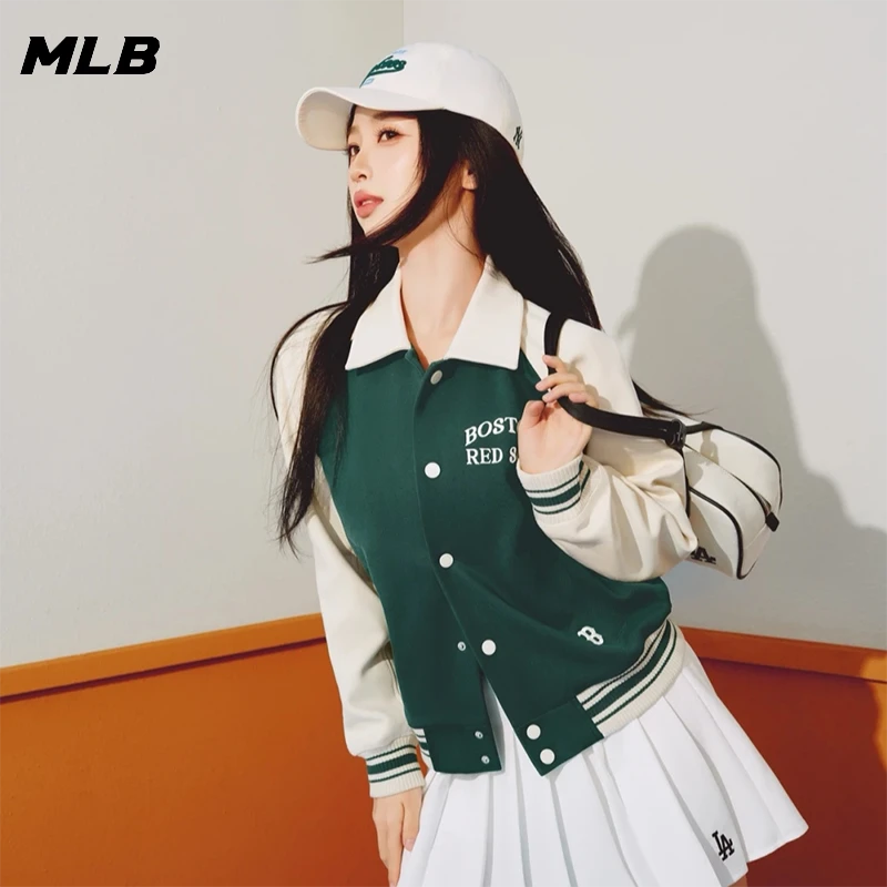 【情侣款】MLB宽松男女2024新款棒球服时尚户外休闲运动服3AJPV1641